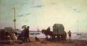 Beach Scene Eugene Boudin